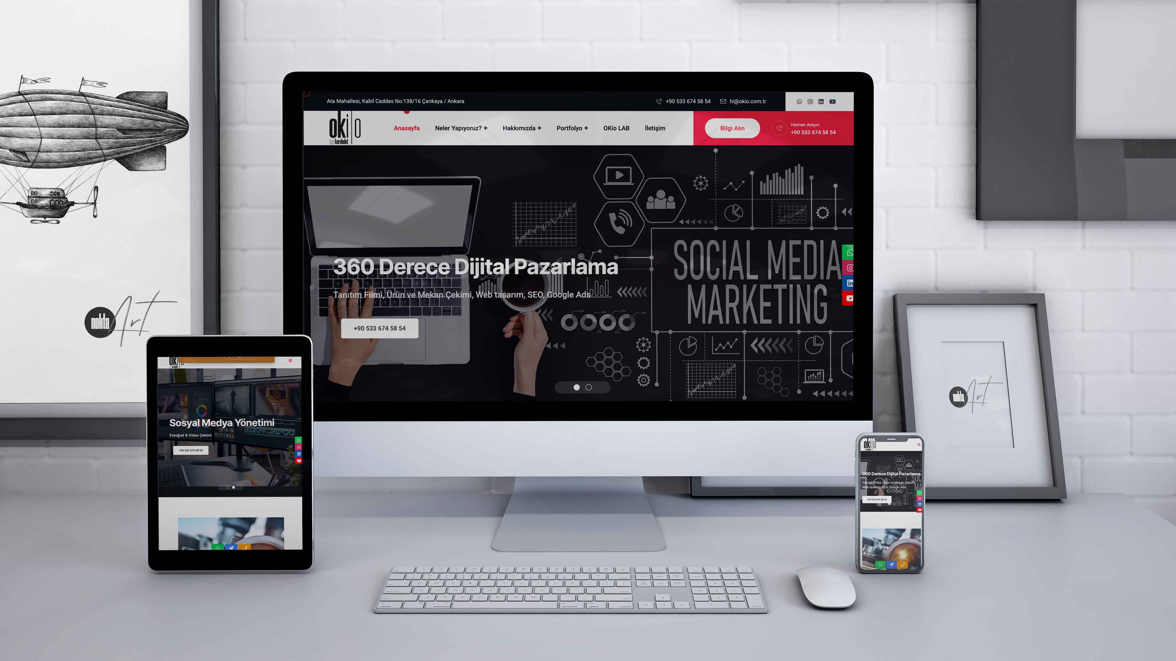 Okio Ajans Web Tasarımı