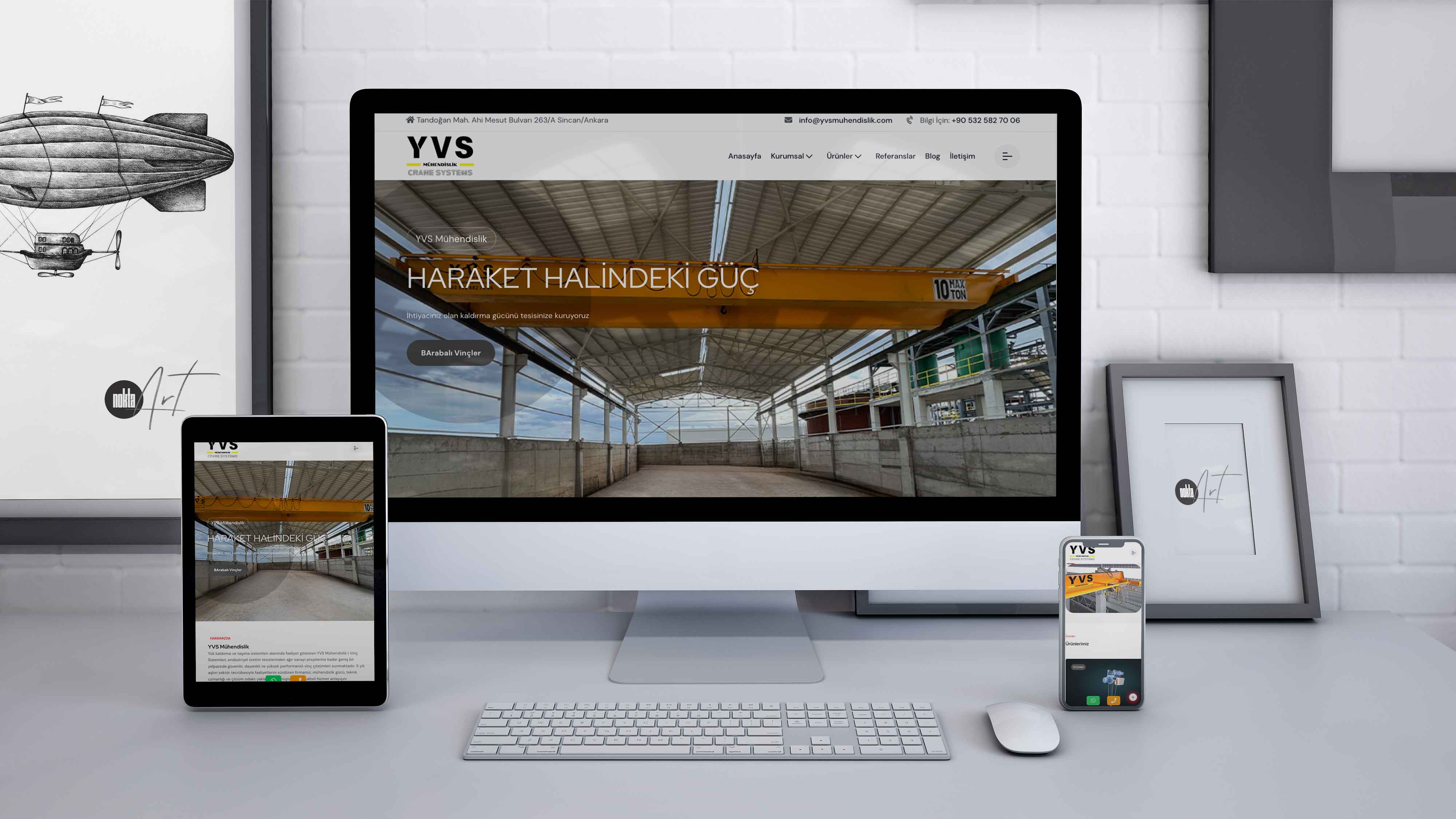 YVS Mühendislik - Ankara Web Tasarım